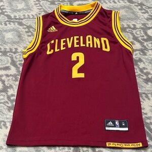 Adidas Kids Cleveland Basketball Jersey - Maroon and Yellow